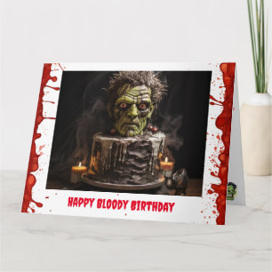 Cartão de Aniversário do Frankenstein