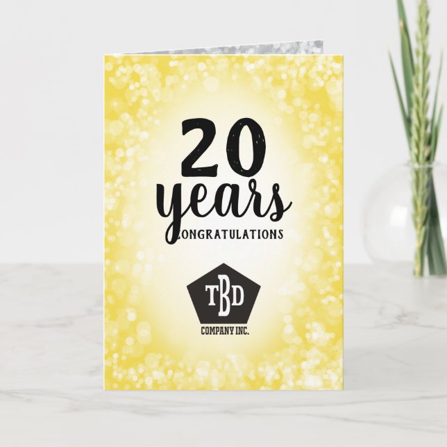 Cartão de aniversário do funcionário universal Bok (Frente)