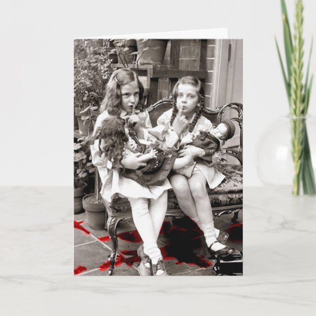 Cartão de Aniversário do Funny Vintage (Frente)