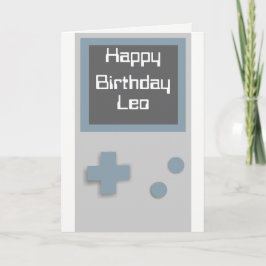 Cartão de aniversário do Gamer