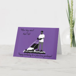 Cartão de Aniversário do Gardener