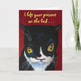 Cartão de Aniversário do Gatinho Snarky