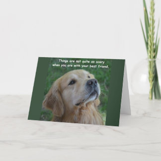 Cartão de Aniversário do Golden Retriever Melhores