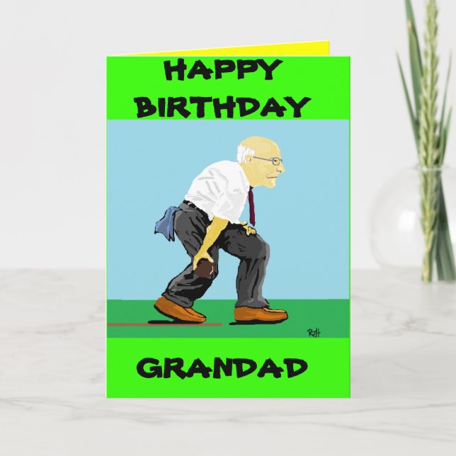 CARTÃO DE ANIVERSÁRIO DO GRANDAD (Frente)