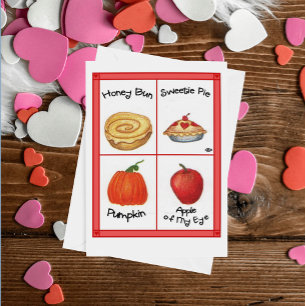 Cartão de Aniversário do Honey Bun