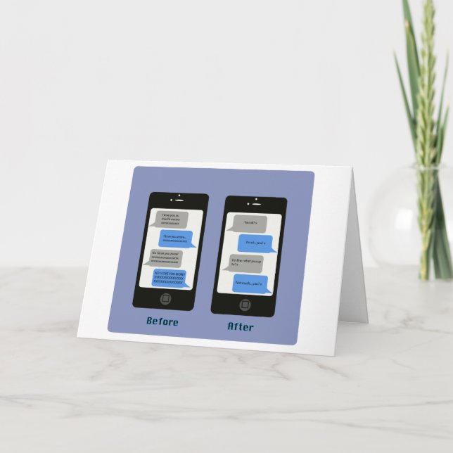 Cartão de aniversário do iPhone (Frente)