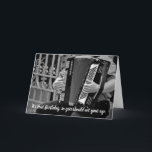 Cartão de Aniversário do Jogador Funny Accordion<br><div class="desc">Faça seu fã de acordeão ou jogador favorito rir em voz alta - dando-lhes este cartão. Diga-lhes que devem agir de acordo!</div>