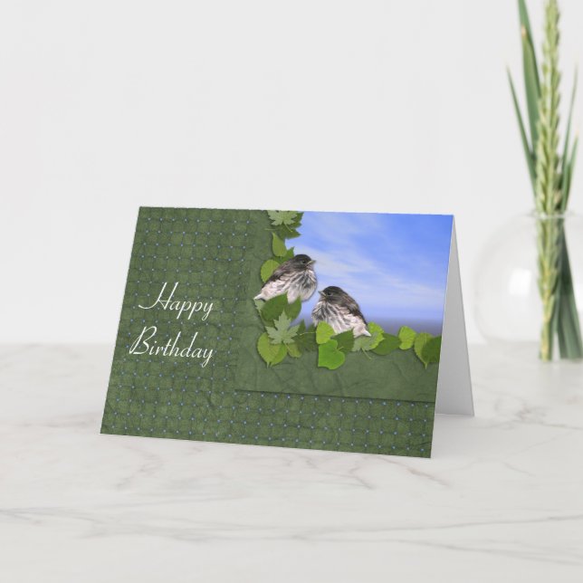 Cartão de aniversário do Junco (Frente)