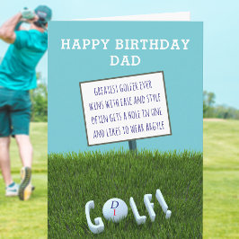 Cartão de Aniversário do Maior Golfista de Todos o
