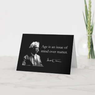Cartão de Aniversário do MarkTwain