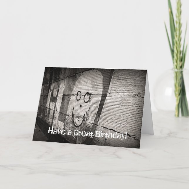 Cartão de Aniversário do Menino (Frente)