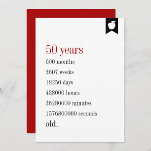 Cartão de Aniversário do Milestone, Dias do Antigo