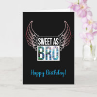 CARTÃO DE ANIVERSÁRIO DO NOVO ZEALAND BRO PERSONAL