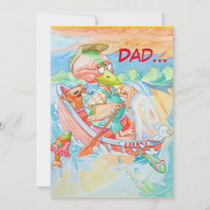Cartão de Aniversário do Pai. 