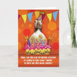 Cartão de aniversário do papagaio-do-mar do<br><div class="desc">Um cartão de aniversário do divertimento com papagaio-do-mar selvagem um bocado do humor para fazer a seu special alguém sorrir</div>