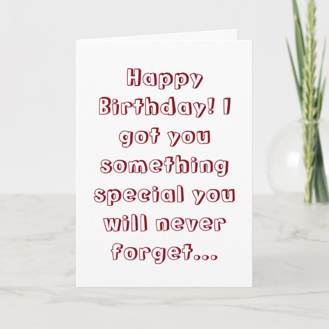 Cartão de aniversário do pesadelo de Humpty (Frente)