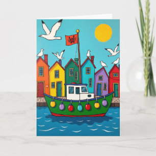 Cartão de Aniversário do Porto Vibrante