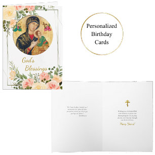 Cartão de Aniversário do Quadro Dourado para Rosas