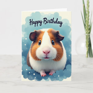 Cartão de Aniversário do Roedor Fofinho