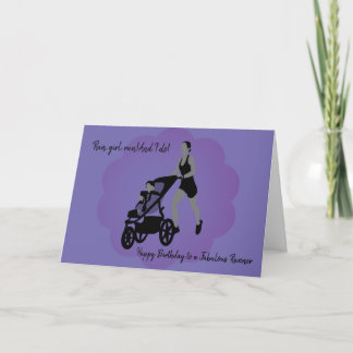 Cartão de Aniversário do Runner do Mãe Buggy