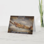 Cartão de aniversário do Spitfire por GJLC<br><div class="desc">Placa de aniversário SPITFIRE Design de GARY JOHN LANGFORD CRISP</div>