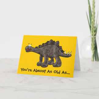 Cartão de Aniversário do Stegosaurus