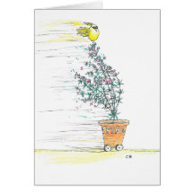 Cartão de aniversário do "tomilho"