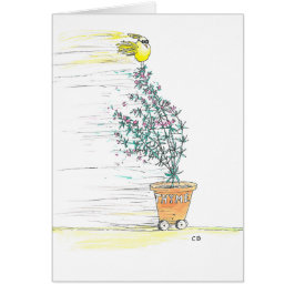 Cartão de aniversário do "tomilho"