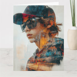 Cartão de Aniversário do Urban Vibe