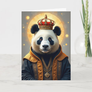 Cartão de Aniversário do Urso Real