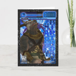 Cartão de Aniversário do Ventilador de Jogos de Co