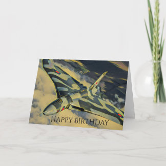 Cartão de Aniversário do Vulcan Bomber