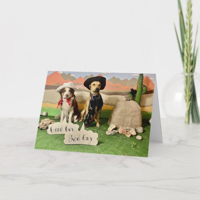 Cartão de aniversário dobrado feliz (Frente)