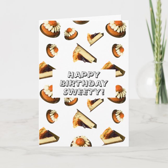 Cartão de Aniversário Doce (Frente)