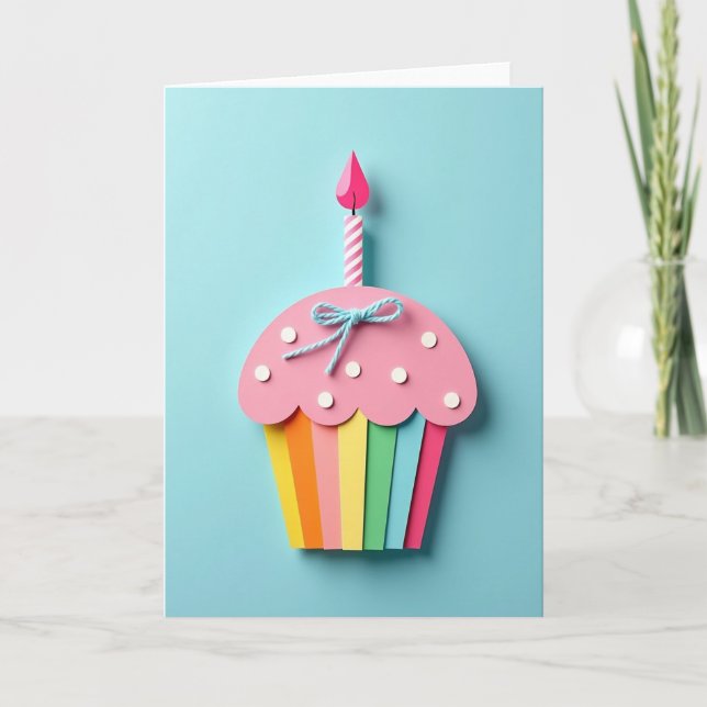Cartão de Aniversário Doce Confeitaria (Frente)