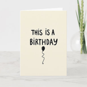Cartão de Aniversário Doce Manuscrito