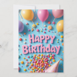 Cartão de Aniversário Docinho