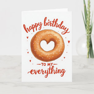 Cartão de Aniversário Donut Querido