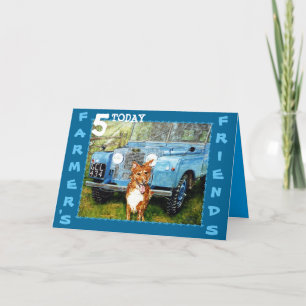 Cartão de Aniversário dos Amigos do Agricultor