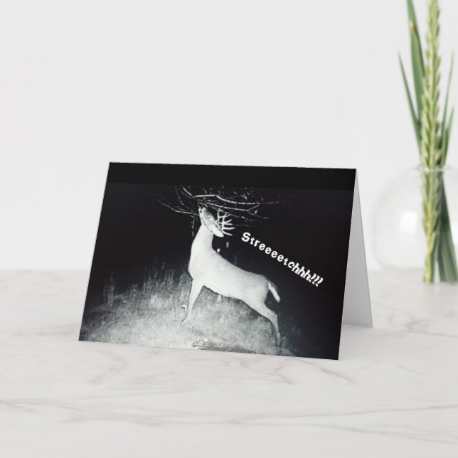 Cartão de aniversário dos cervos (Frente)