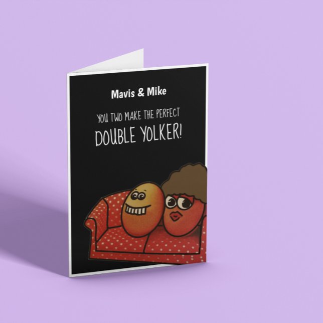 Cartão de Aniversário dos Ovos Engraçados (Criador carregado)