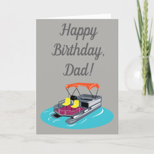 Cartão de aniversário dos proprietários do barc