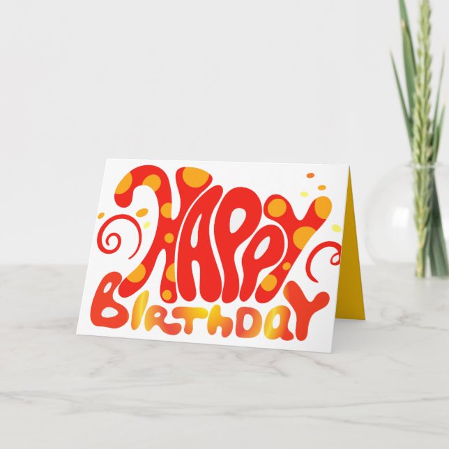 Cartão de Aniversário - Dotty (Frente)