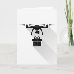 Cartão de Aniversário Drone Doce