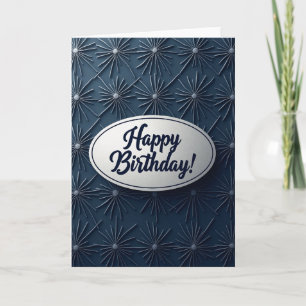 Cartão de Aniversário Elegante em Forma de Explosã