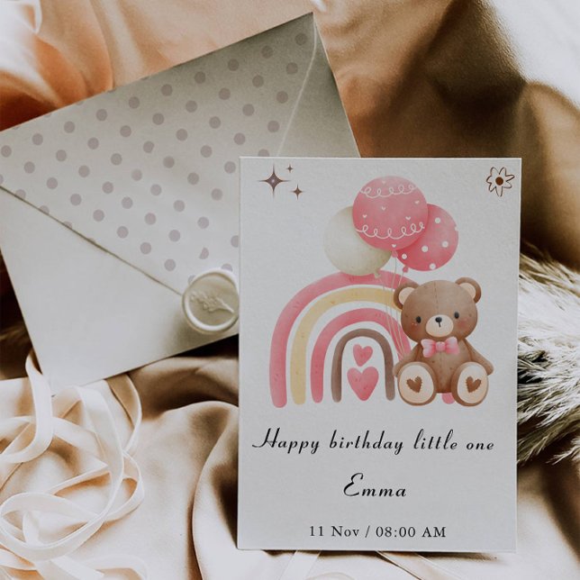 Cartão de Aniversário Elegante Feliz (Elegant Happy Birthday Card)