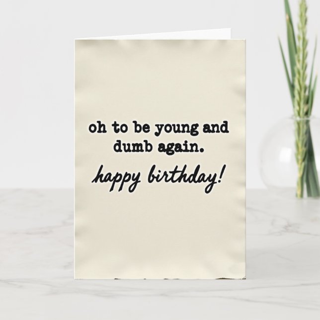 Cartão de Aniversário em Estilo Vintage (Frente)
