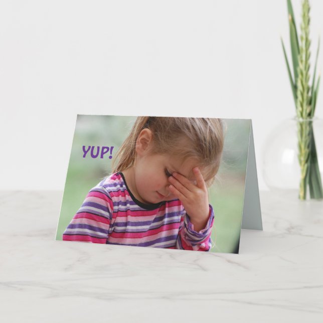 CARTÃO DE ANIVERSÁRIO EMBARAÇADO (Frente)