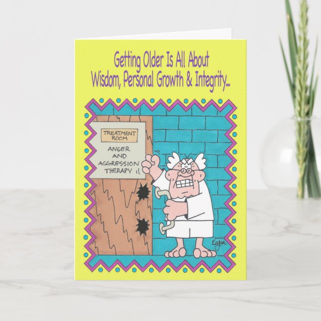 Cartão de aniversário EMOCIONAL da FELICIDADE (Frente)