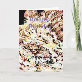 Cartão de Aniversário Encantado/Leão